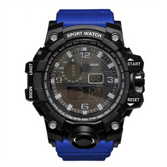 Large Dial Sports Electronic Watch for High School Boys