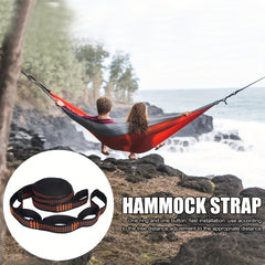 2pcs Hammock Strap Outdoor Tree Hanging Load Bearing Rope