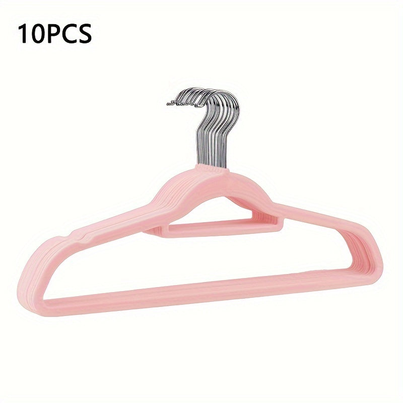 10pcs Suit Hangers Slim Non Slip Heavy Duty Adult Hangers Space Saving