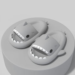 Men's Cartoon Shark Slippers Lightweight Non Slip Slides