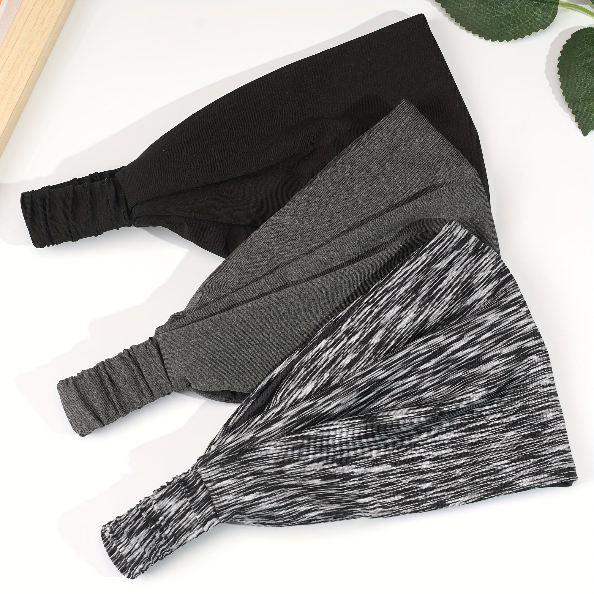 Men's Sports Elastic Headband - Sweat Absorbent & Breathable