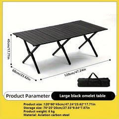Portable Folding Table for Outdoor Camping Picnic