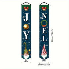 Christmas Dwarf Couplets Joy Noel Party Decor