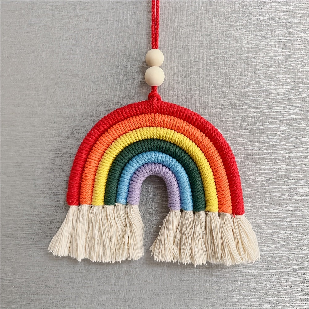 Nordic Style Rainbow Car Hanging Decorative Pendant