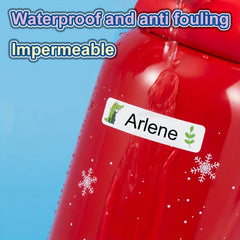 180pcs Custom Name Sticker Waterproof Label Transparent School Personalized