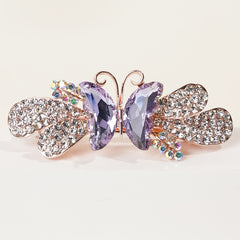 Butterfly Horizontal Clip Lady High End Style Hair Clip Spring Clip