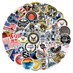 52pcs U S Navy Stickers United States Navy Pride Stickers