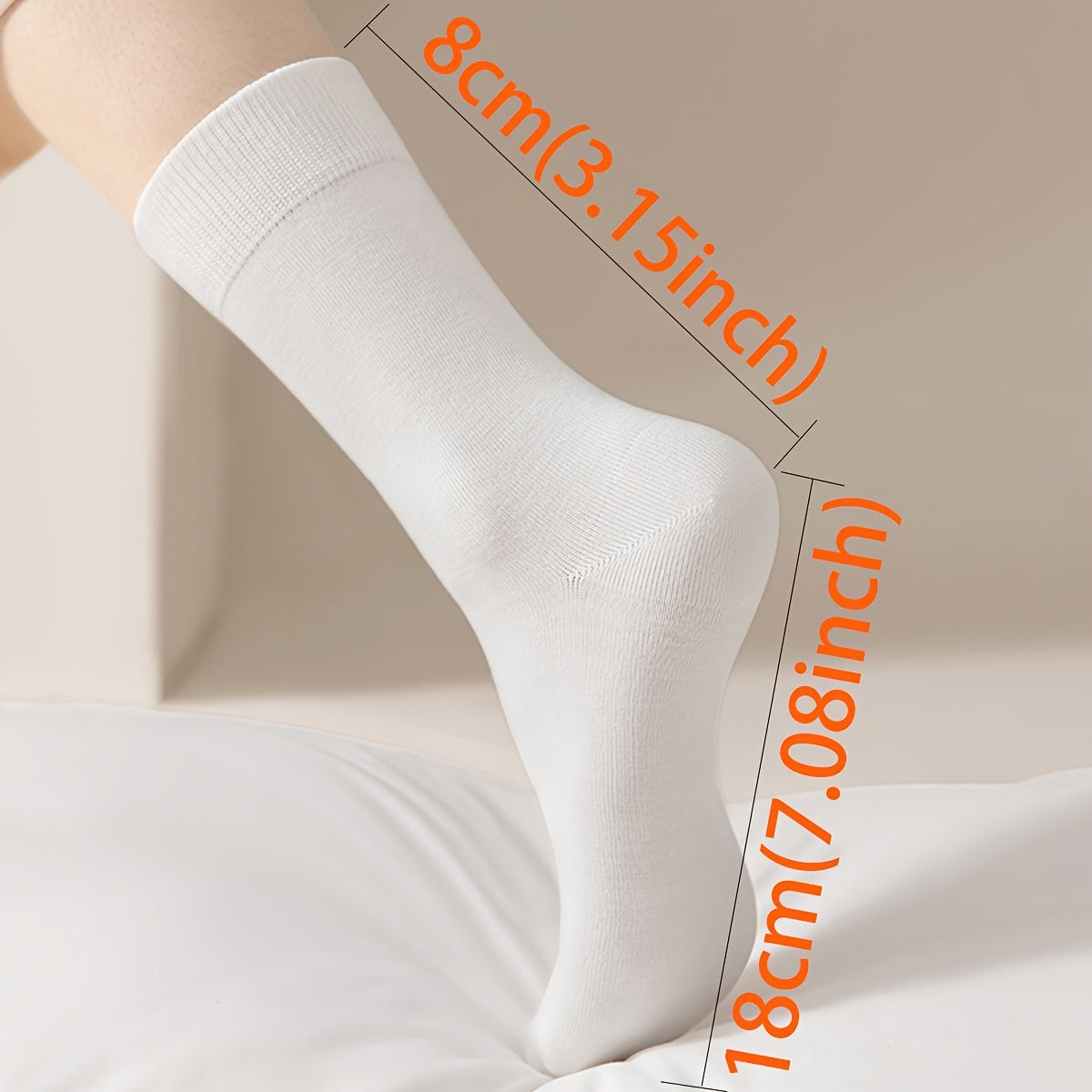 5pairs Cartoon Pattern Mid Calf Sports Socks Assorted Varieties