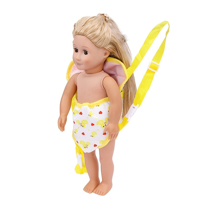 Doll Carrier Backpack for 43 18 45 Dolls Adjustable Straps Ages 3-6