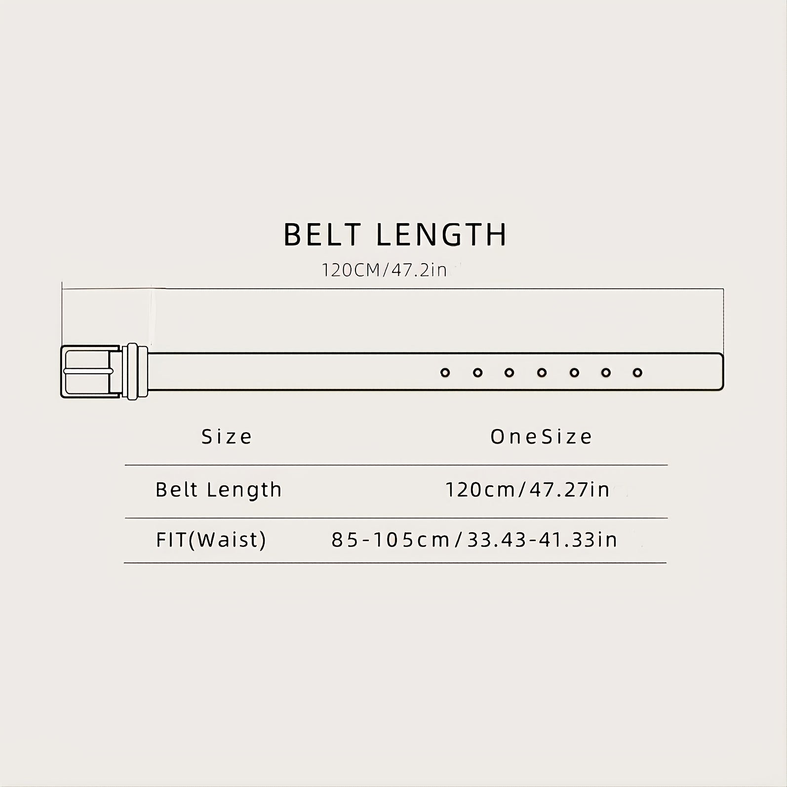 Men's Casual Belt Colorful Stitching