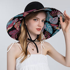 Foldable Wide Brim Sun Hat UV Shade Cap Women Camping Fishing