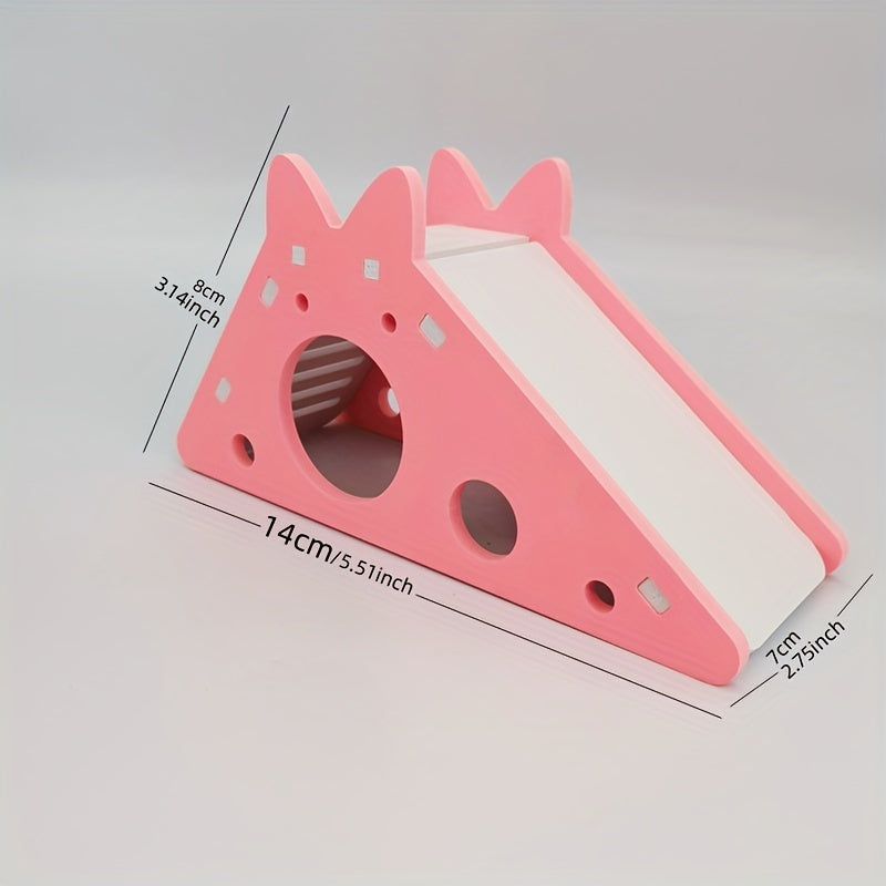Wooden Bird Slide Toy House for Small Pets