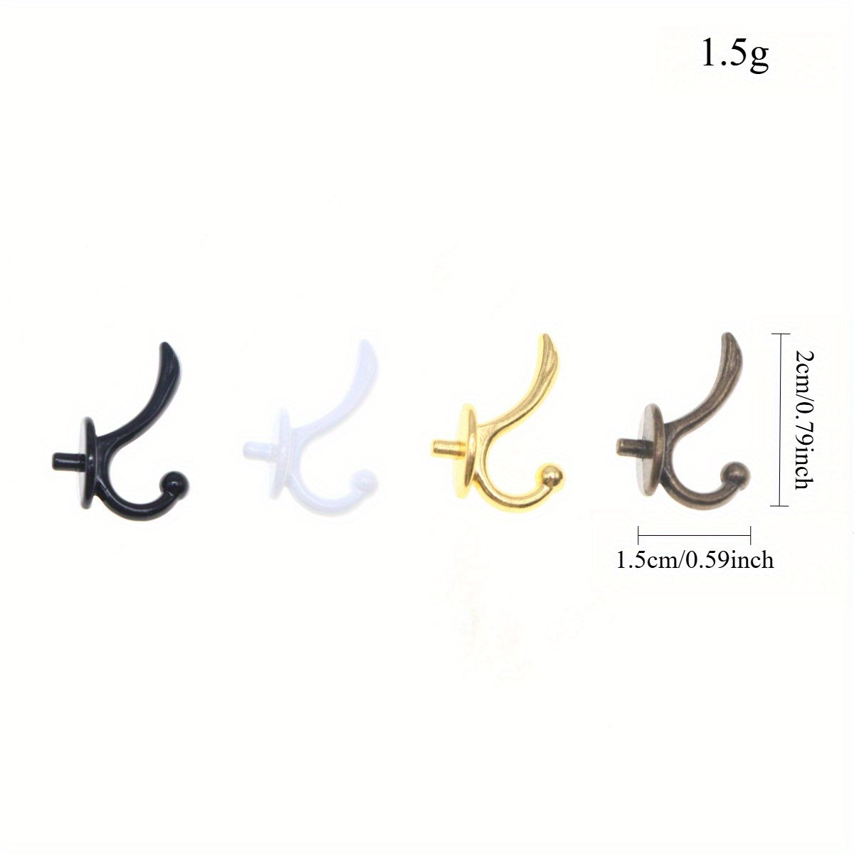 Mini Dollhouse Hooks Realistic Wall Hangers DIY Decor