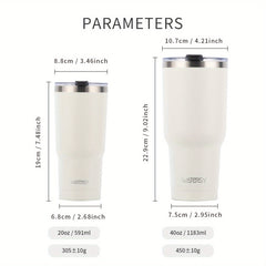 Watersy 20oz 40oz Stainless Steel Tumbler Insulated Travel Mug