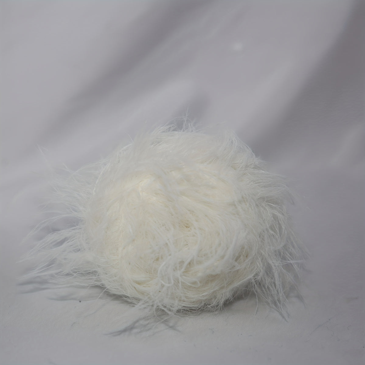 Mink Hair Beanie Hand-knitted Double Strand Hair Roll