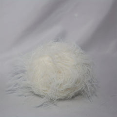 Mink Hair Beanie Hand-knitted Double Strand Hair Roll