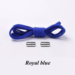 Elastic Laces Sneakers Round Shoelaces Without Ties Quick Shoelace
