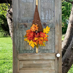 Maple Gnome Door Hanging Decoration for Home Farmhouse Fireplace Christmas