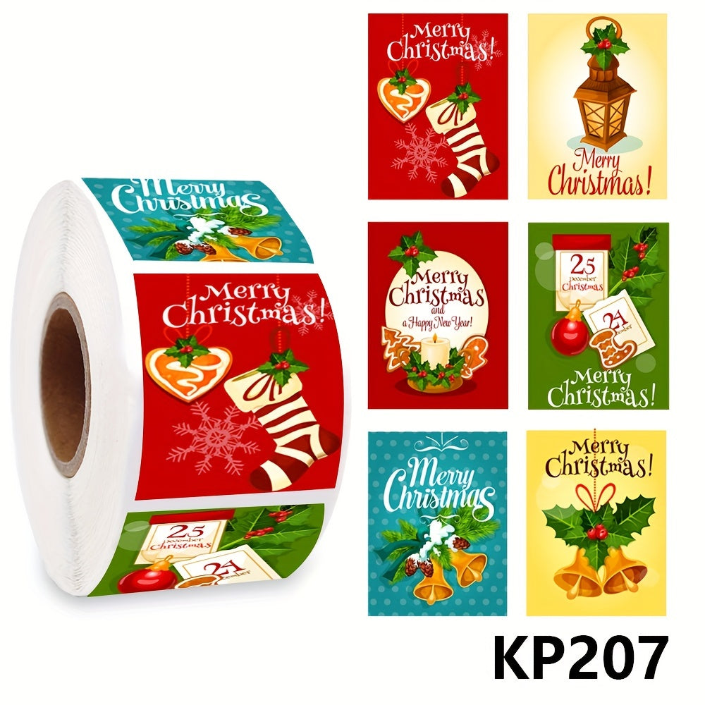 500 Christmas Holiday Decorations Stickers Labels