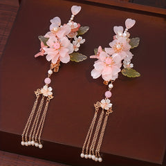 Chinese Style Flower Hair Accessories Set for Women