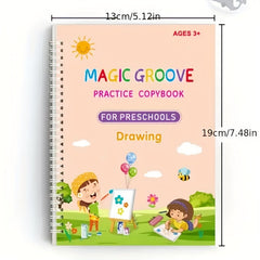 Children's Workbook Set with Pen, Refills, Holder, Copybook, Practice Book