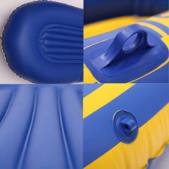 Single Inflatable Boat Raft Fishing Rowing Boat