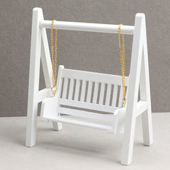 Dollhouse Mini Furniture Garden Swing Ornament