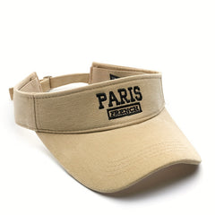 Men's Street Letter Embroidery Sun Protection Cap