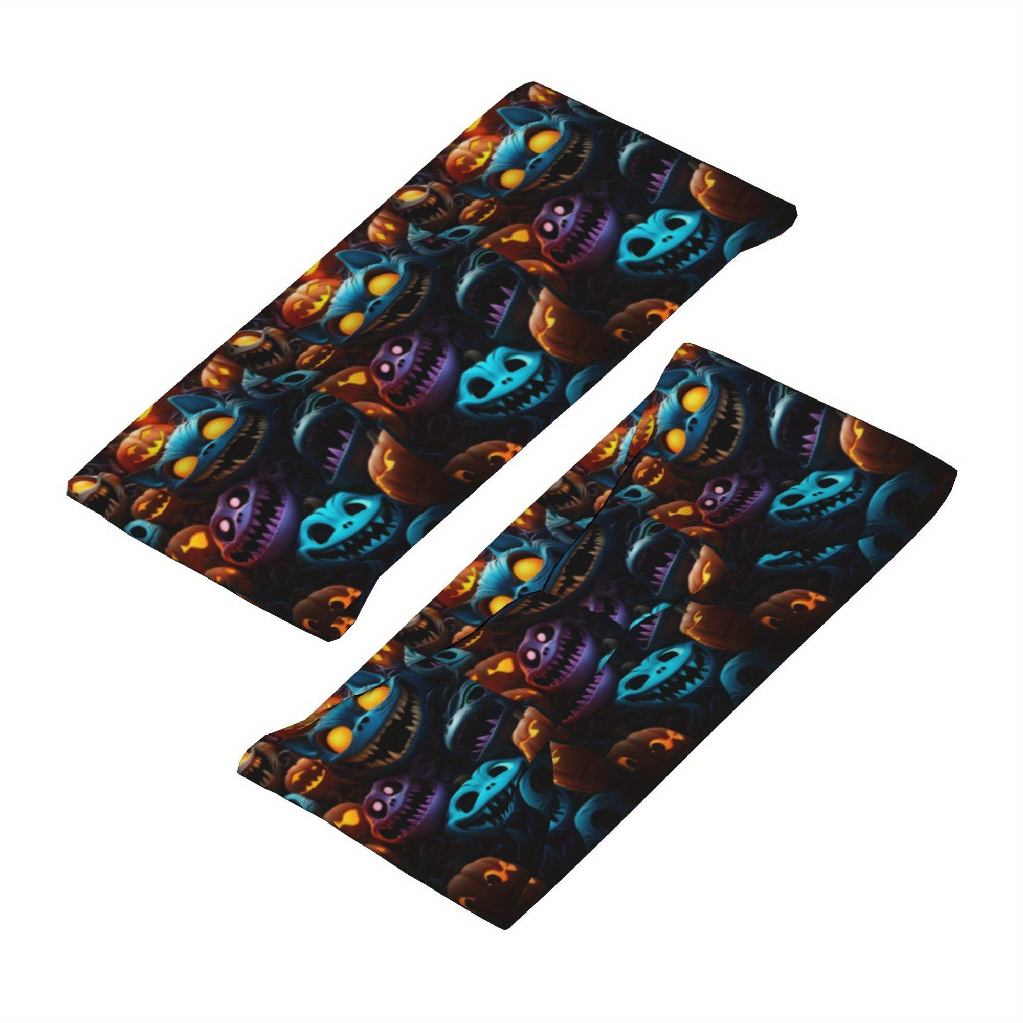 Unisex Sports Headband Sweat Wicking Polyester Halloween Jack O' Lantern Pumpkin