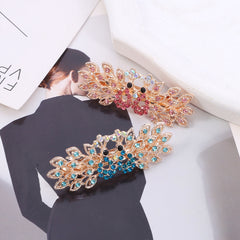 Crystal Hair Clip Rhinestones Barrettes Pins Vintage Spring Clips