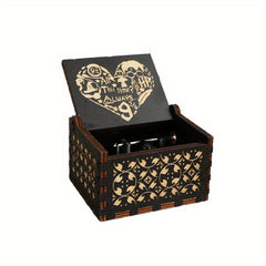 Retro Hand Cranked Music Box Magic Story Theme Music Box