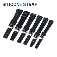 Silicone Watch Strap 12mm-22mm For Men & Women Electronic Watch Sports