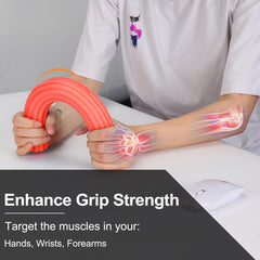 Physical Therapy Bar Grip Strengthener Tennis Elbow Training Bar Resistance Bar