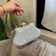 Rhinestone Evening Clutch Bag Formal Banquet Handbag Glitter
