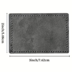 30pc Adhesive Leather Patches for Trucker Hat, DIY Clothes Repair Patch