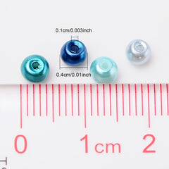 Carribean Mix Pearlized Glass Pearl Beads