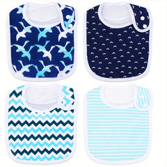 4 Pcs Baby Bibs 100 Organic Cotton Bandana Drool Bibs Set Girls 3 36 Months