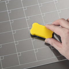 Acrylic Magnetic Blank Board Calendar For Fridge - Clear Dry Erase Planner