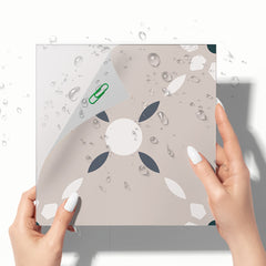 12pcs Nordic Minimalist Ceramic Tile Stickers for Kitchen Bathroom