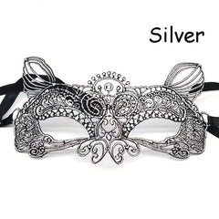 Elf Shape Lace Gilded Mask for Halloween Christmas Party