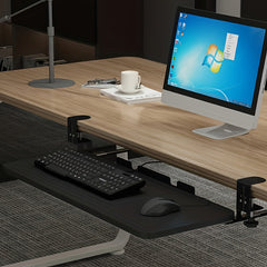 Keyboard Holder Desktop Clip Stand Mouse Organizer