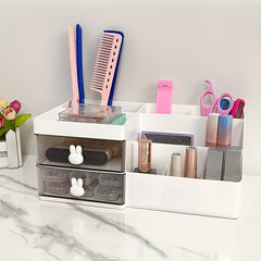 Large Capacity Desktop Cosmetic Storage Box Bedroom Dresser Storage Organizer