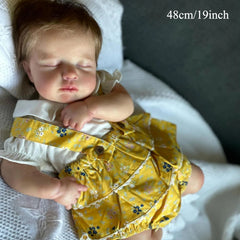 19 Inch Realistic Reborn Youngsters Girl Doll Soft Vinyl Full Body