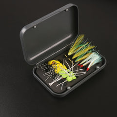 12pcs Bionic Fly Hook Artificial Fishing Flies Outdoor Fishing Accessories