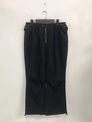  Solid High Rise Cargo Trousers