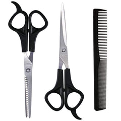 3pcs Hair Scissors Kit 17 02cm - Hair Thinning, Cutting, Styling - Men, Women