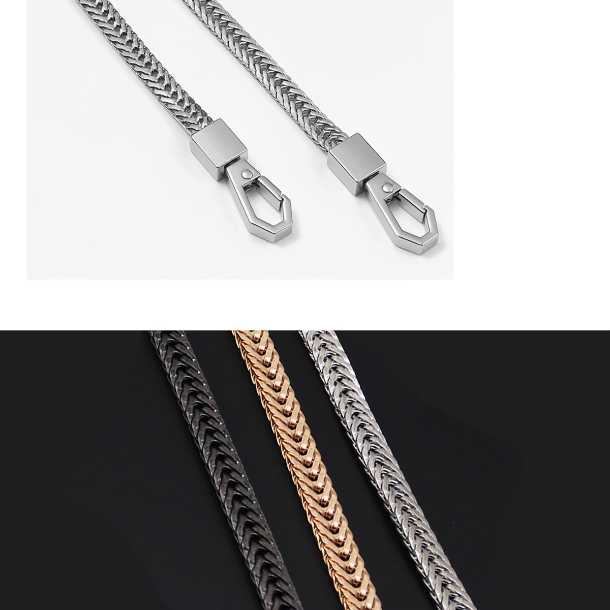 Metal Chain Strap for Shoulder Bag - Reusable Universal Bag Chain Strap