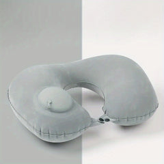 U Shape Inflatable Cervical Vertebra Pillow for Travel