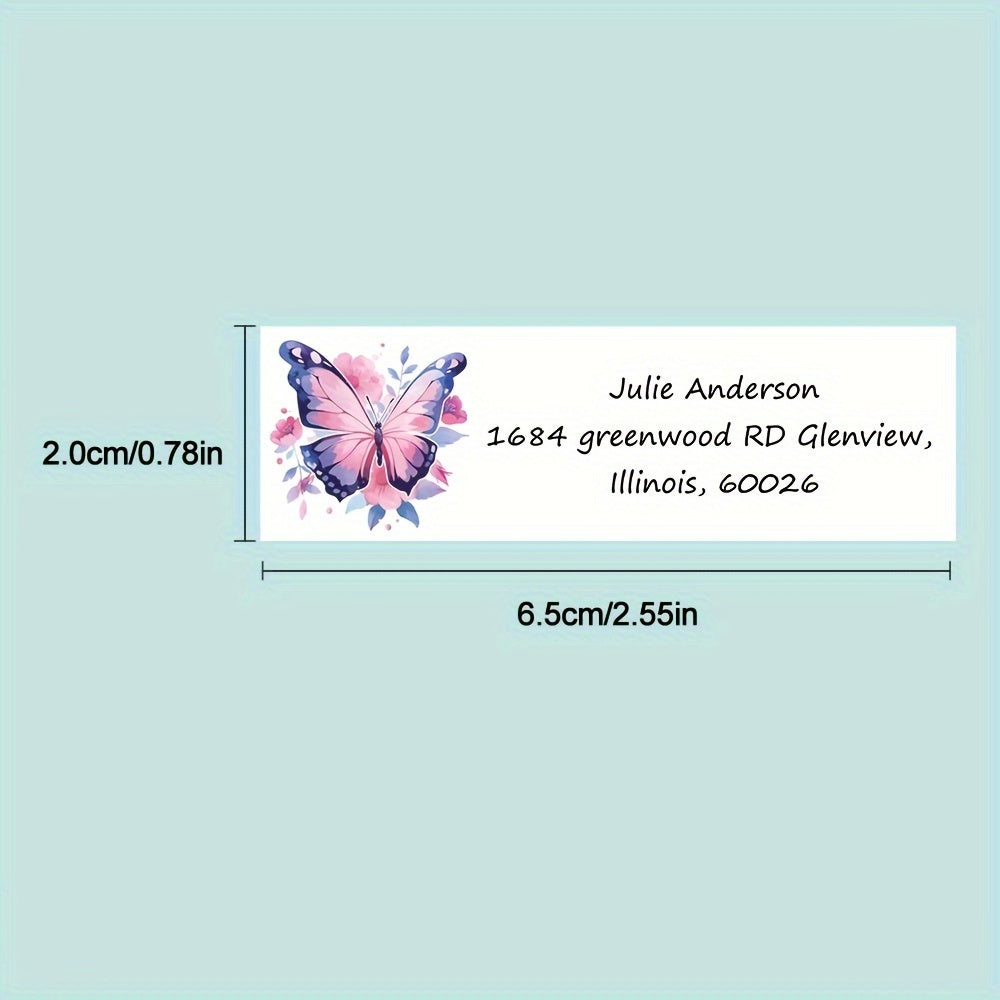 180pcs Custom Address Labels Sticky Labels