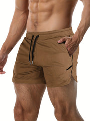 Stretchy Men's Workout Shorts for Fitness & Bodybuilding